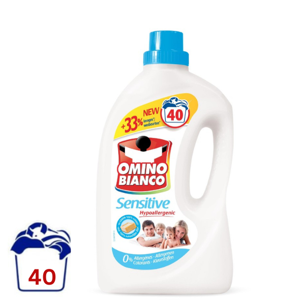 Omino Bianco Sensitive Vloeibaar Wasmiddel - 2 l (40 wasbeurten)