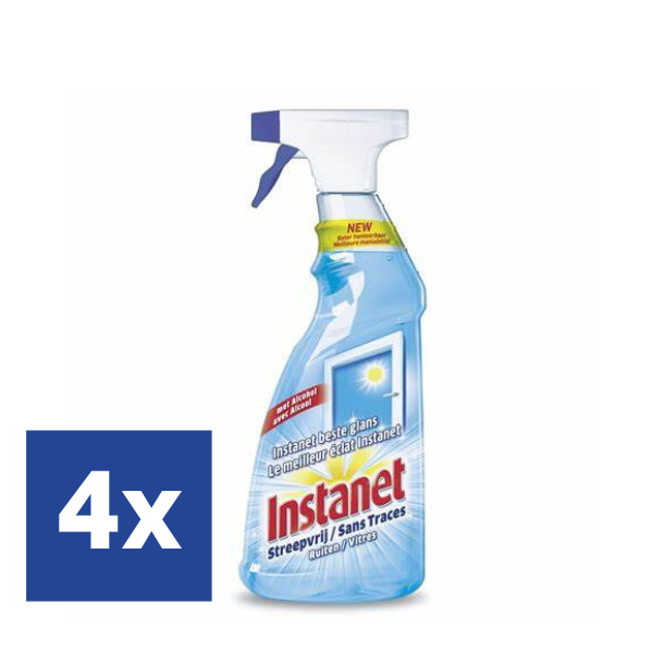 Instanet Spray Ruitenreiniger (Voordeelverpakking) - 4 x 725 ml