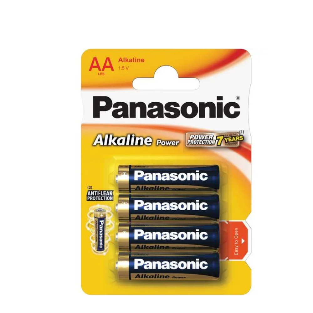 Panasonic Alkaline Batterijen Power AA - 4 stuks