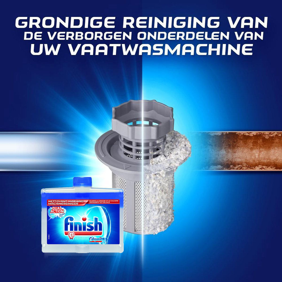 Finish Regular Integrale Vaatwasmachinereiniger - 6 x 250 ml