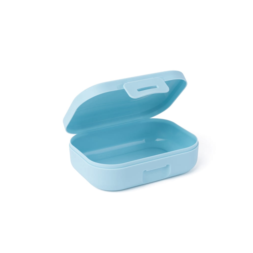 Snackbox - Skyblauw - 300 ml - 11 x 8 x 3.5 cm 