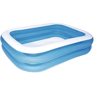 Zwembad Voor de Hele Familie Intex - Blauw en Wit - 211x132x46 cm 
