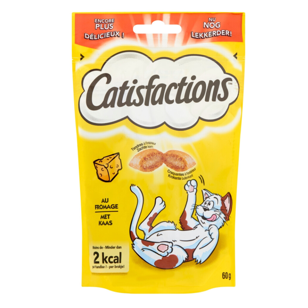 Catisfaction Kattensnoepjes Kaas - 60 g