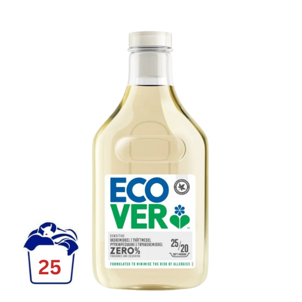 Ecover Zero% Vloeibaar Wasmiddel - 1 l (25 wasbeurten)