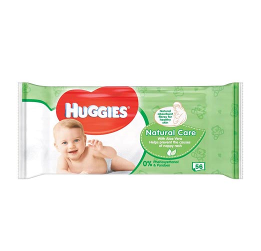 HUGGIES  Baby Wipes Natural Care - 56 Doekjes