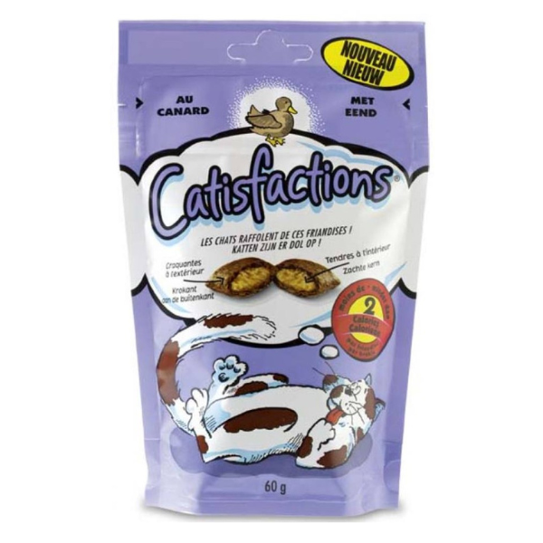 Catisfaction Kattensnoepjes Eend - 60 g