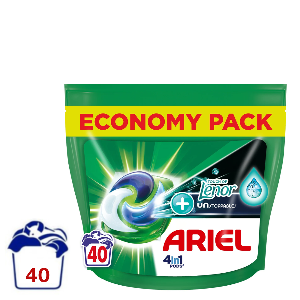 Ariel 4in1 Touch of Lenor Unstopabbles Wascapsules - 40 caps