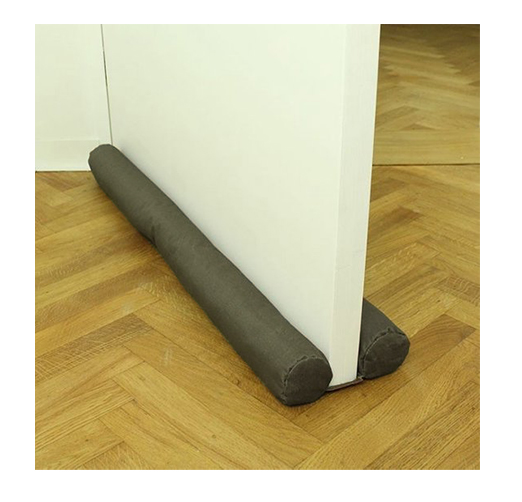 Dubbele Tochtrol - Tochtstopper - 80 cm - Taupe