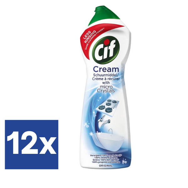 CIF Cream Original (Voordeelverpakking) - 12 x 500 ml