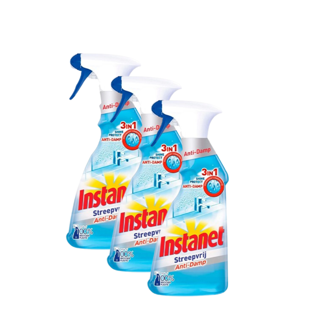 Instanet Anti-damp Spray Glasreiniger - 3 voor €9