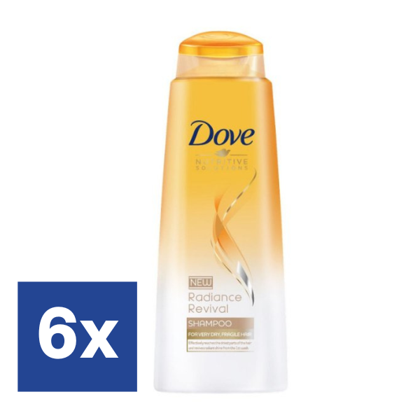 Dove Nutritive Solutions Radiance Revival Shampoo (Voordeelverpakking) - 6 x 250 ml