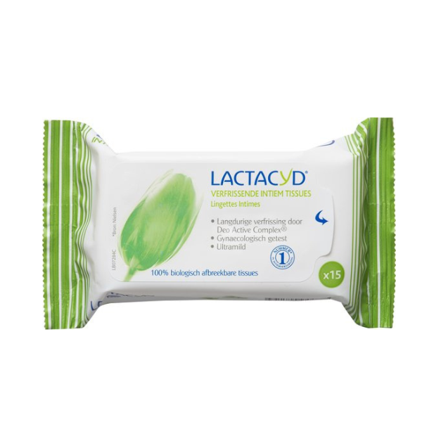 Lactacyd Fresh Intieme Doekjes - 15 doekjes