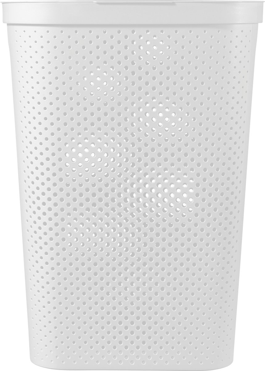 Curver Wasmand Infinity Recycled Dots - 60 L - Wit