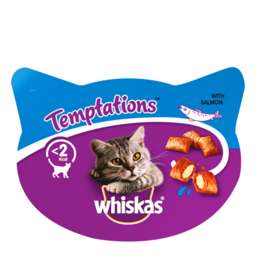 Whiskas Temptation Zalm - 60 g